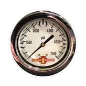 0-7500PSI 2.5" CBM Panel Mount Air Pressure Gauge